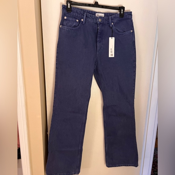Zara Jeans Zara Cornflower Blue Bootcut Jeans Poshmark